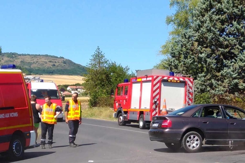 accident sur la rd 26 Montdidier