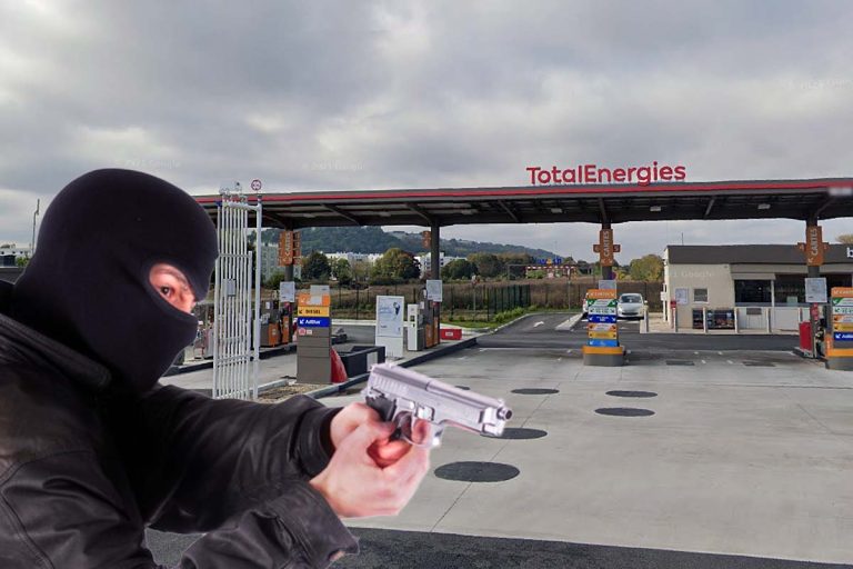 braquage a la station service de laon