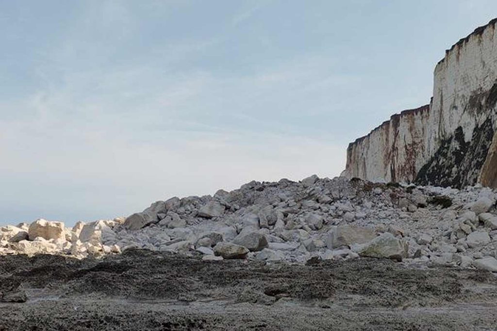 effondrement de falaise mers les bains