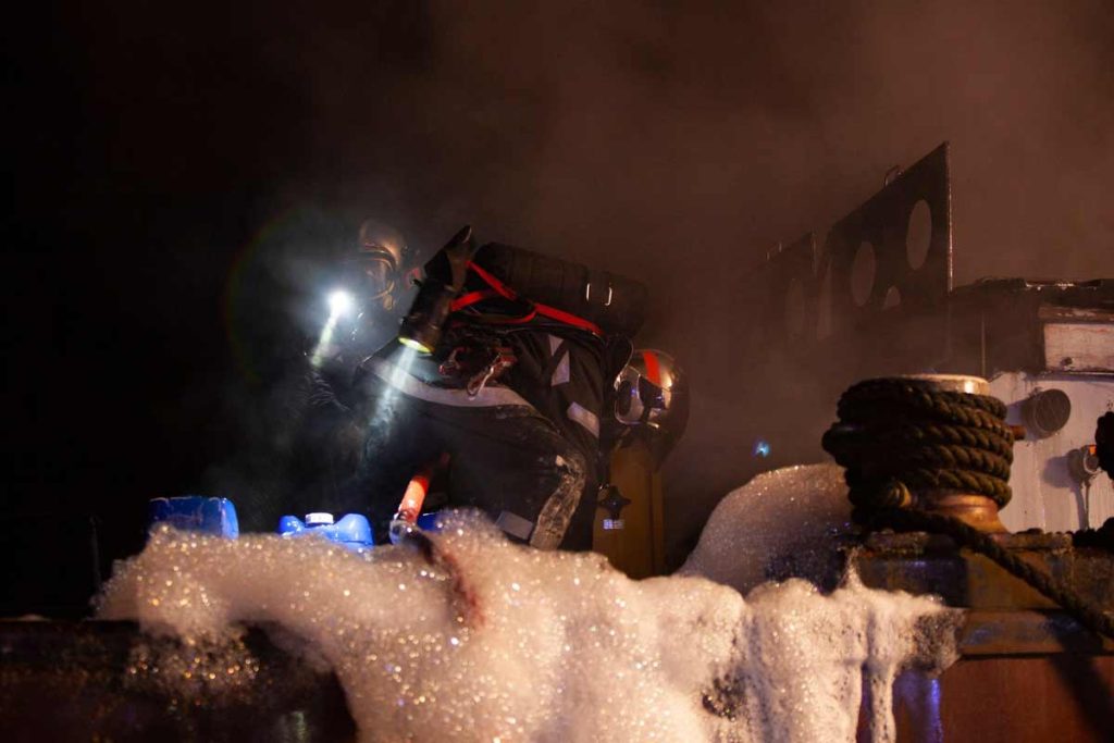 Feu de péniche Compiègne