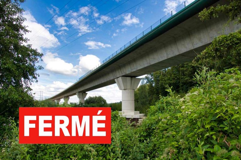 viaduc de Compiègne fermé