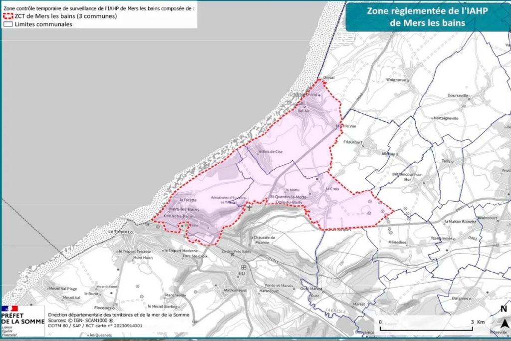 zone de controle temporaire concerne trois communes dont mers les bains
