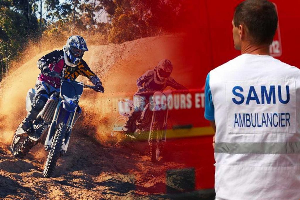 accident de motocross dans l'Oise