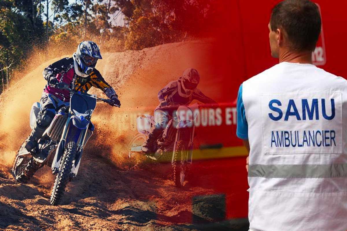 accident de motocross dans l'Oise