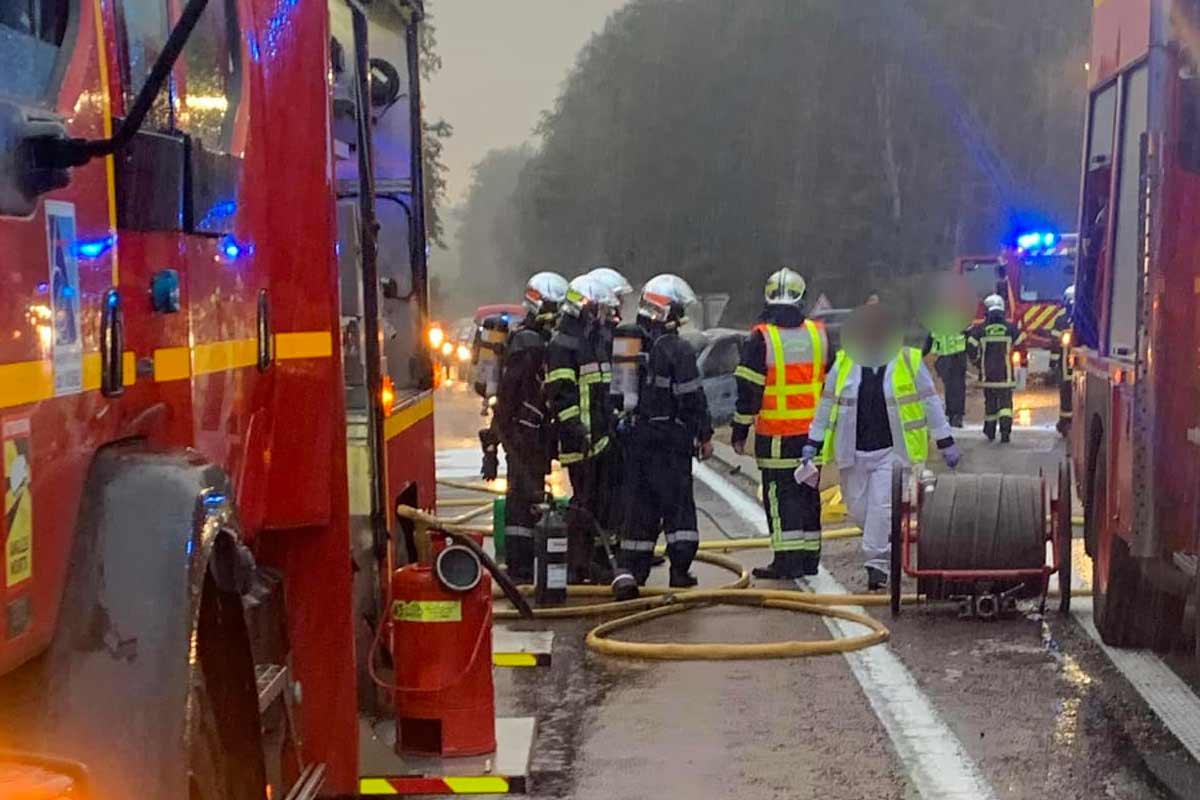 Terrible accident sur la RN2 près de Villers-Cotterêts