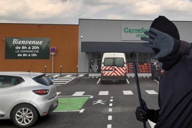 braquage au carrefour market bornel