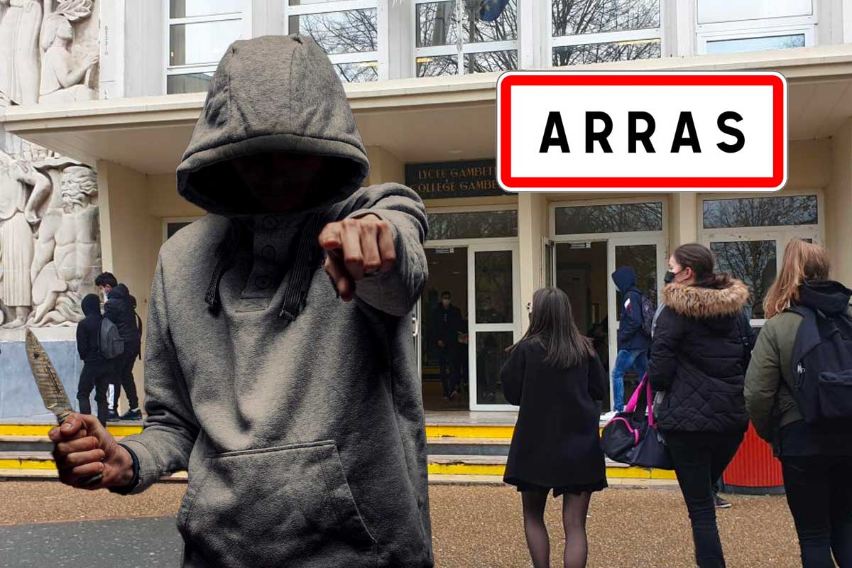 enseignant poignardé Arras