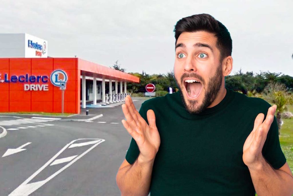 il percute un pirton au leclerc plessis belleville