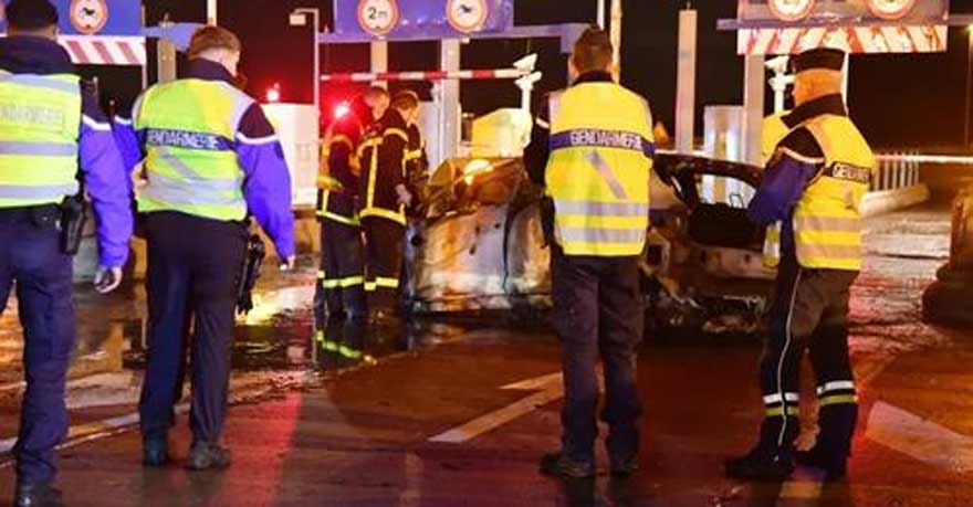 accident péage de fresnes les montauban