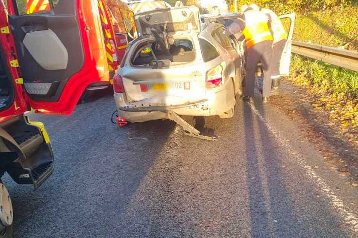 accident sur le viaduc de saint quentin