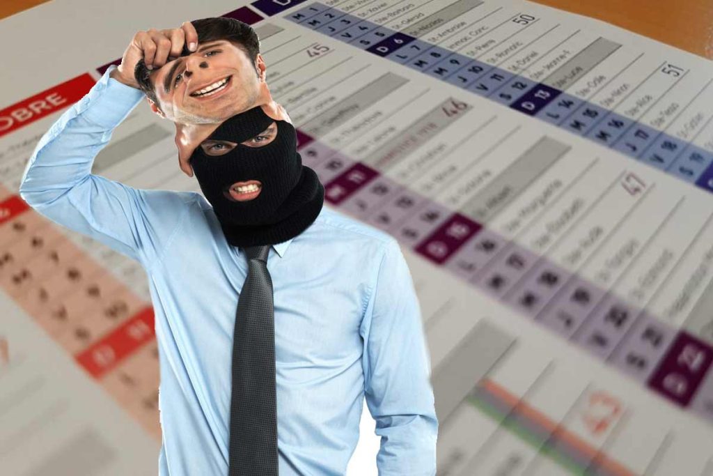 arnaque calendrier fin d'année dans l'OIse