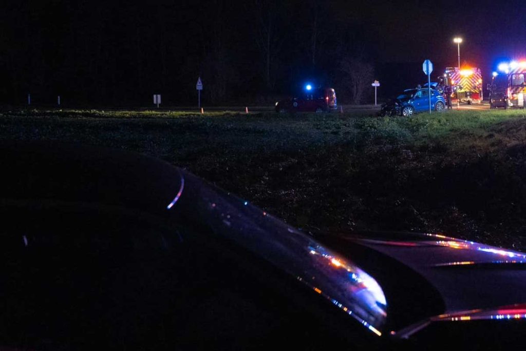 Deux véhicules entrent en collision au carrefour de la D1029 et de la D523 dans la Somme