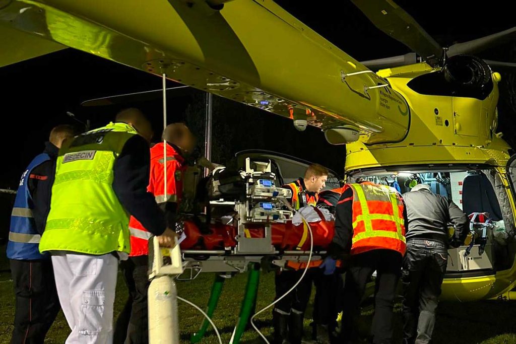 heliportage incendie guise