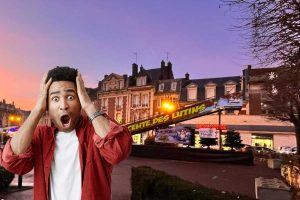 fracture ouverte sur la piste de luge d'un paisible village de Noël à Noyon !
