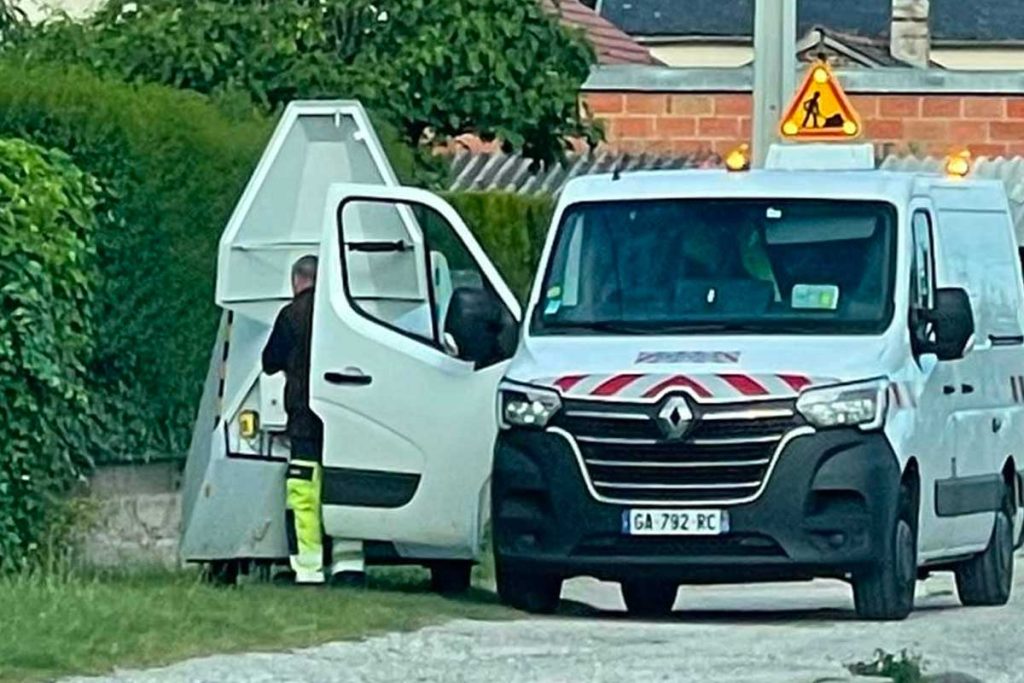 Vandalisme sur radar mobile à Jaulzy