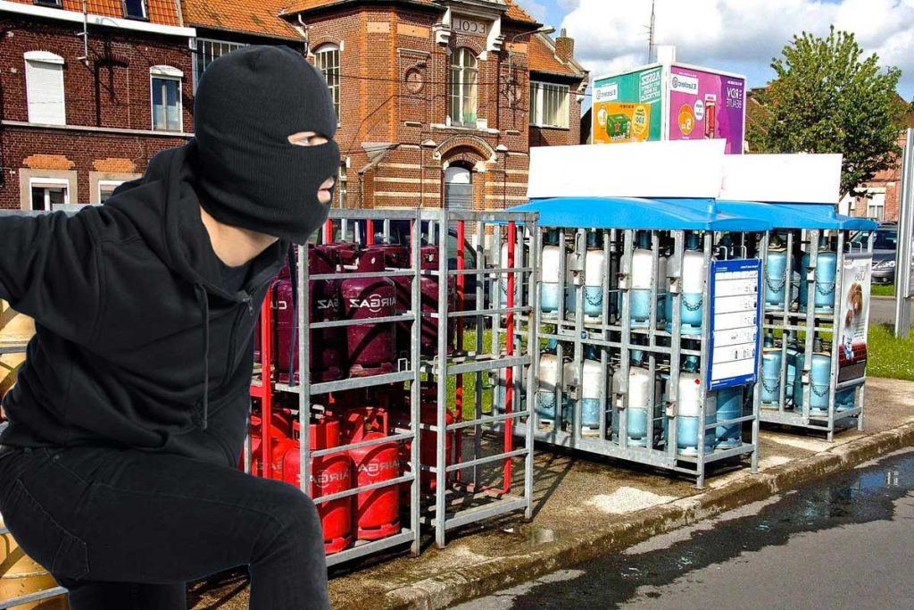 vol bonbonne gaz