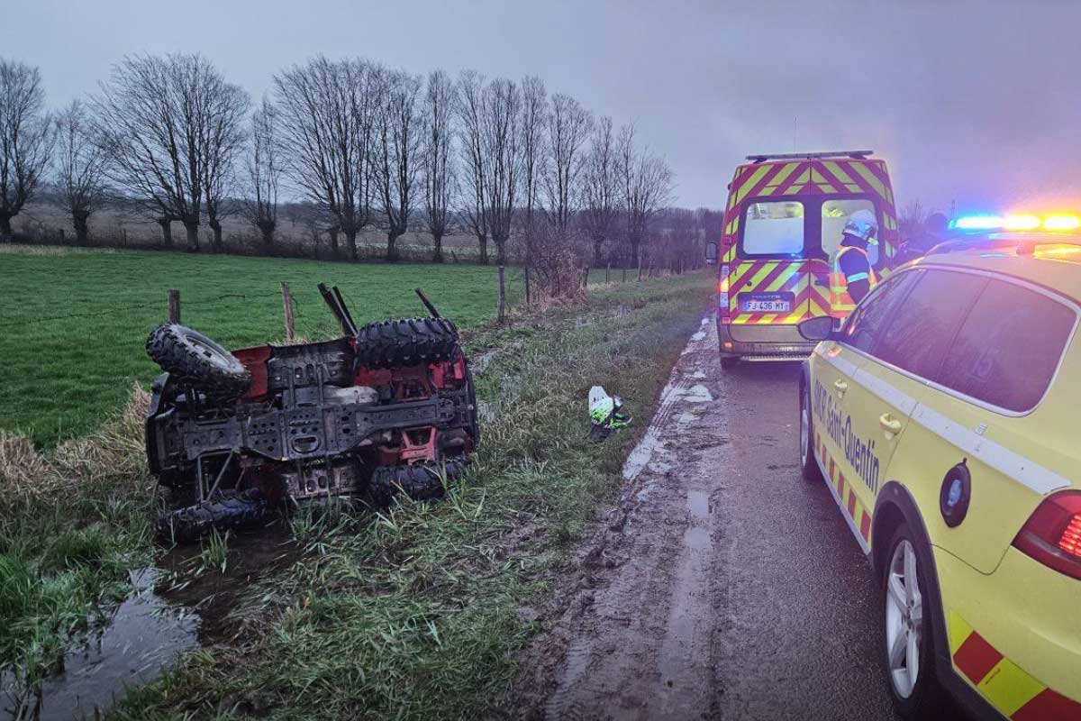 accident de quad oisy