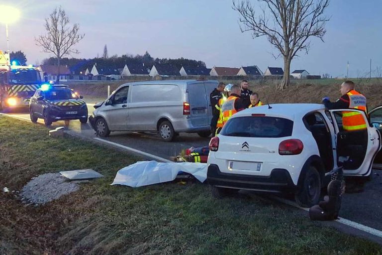 accident peronne choc frontal