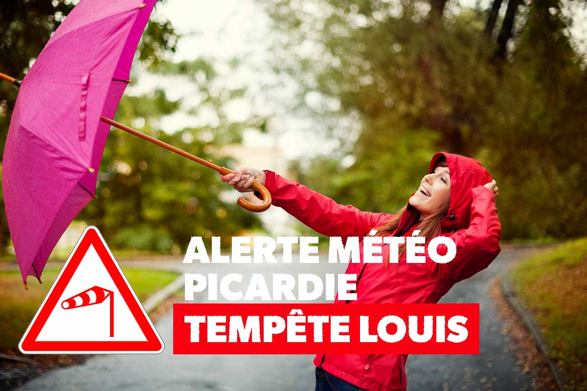 Les vents violentes mettent la Picardie en alerte