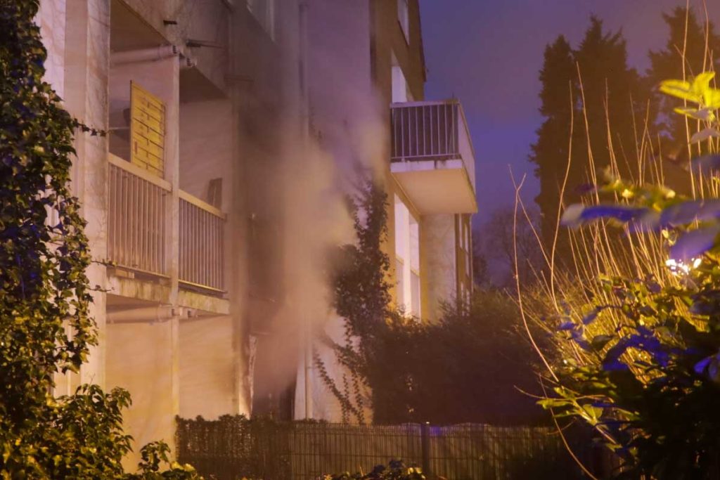 appartement en flamme venette