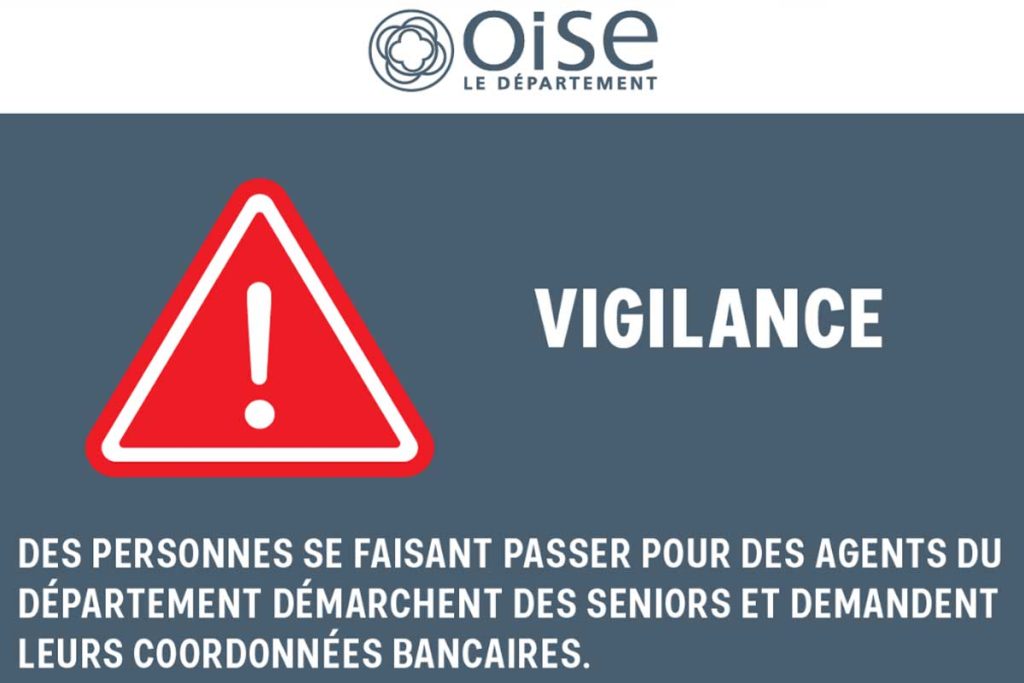 appel a vigilance arnaque oise