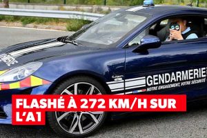 lashé à 272 km/h sur l'A1, l'Alpine des gendarmes intercepte un automobiliste en folle allure !