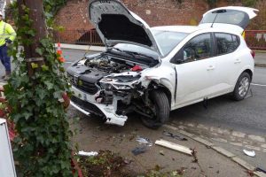 Somnolence au volant : un poteau téléphonique sectionné à Péronne