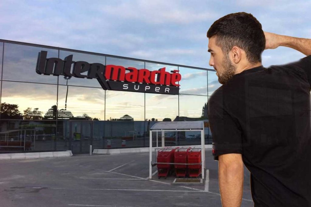 agression intermarche