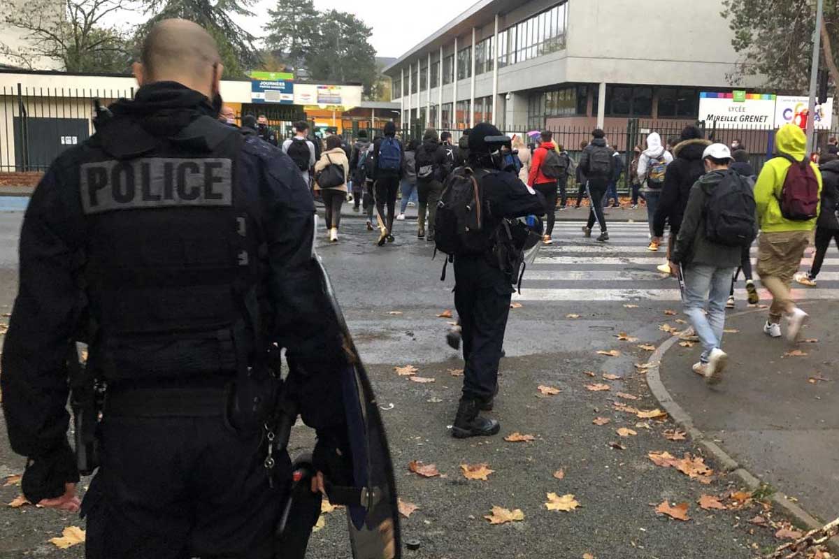 Alerte attentat lycée Mireille Grenet Compiègne