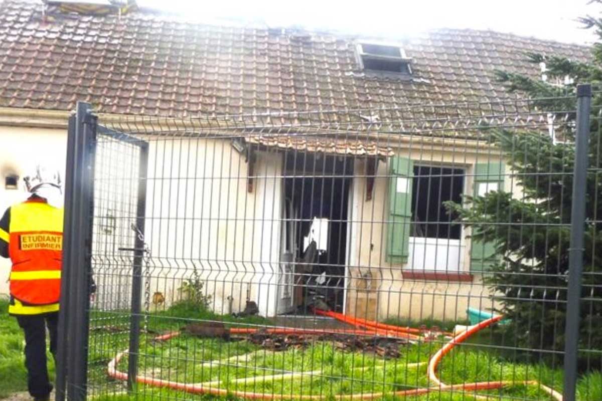 Incendie à Vergies