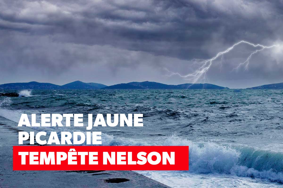 Tempête Nelson : Préparez-vous pour vents et pluies en Picardie