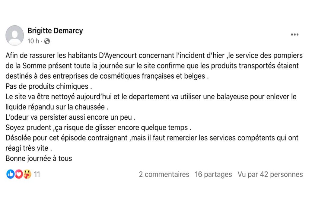 message facebook brigitte demarcy