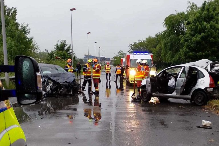 accident frontal villers saint paul