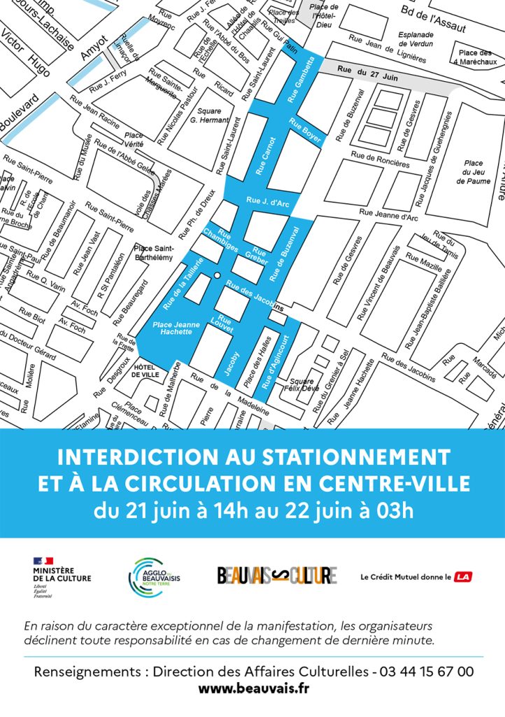 fete musique beauvais rues fermees