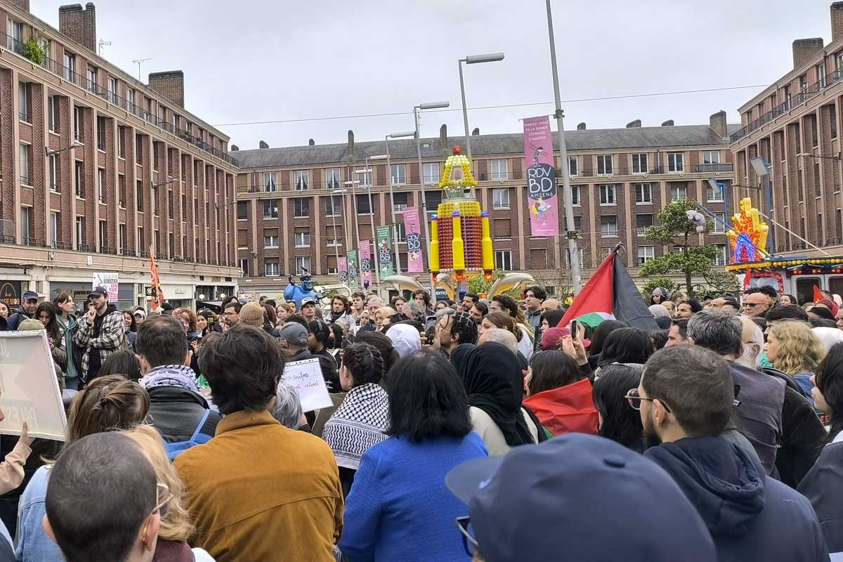 manifestation palestine amiens