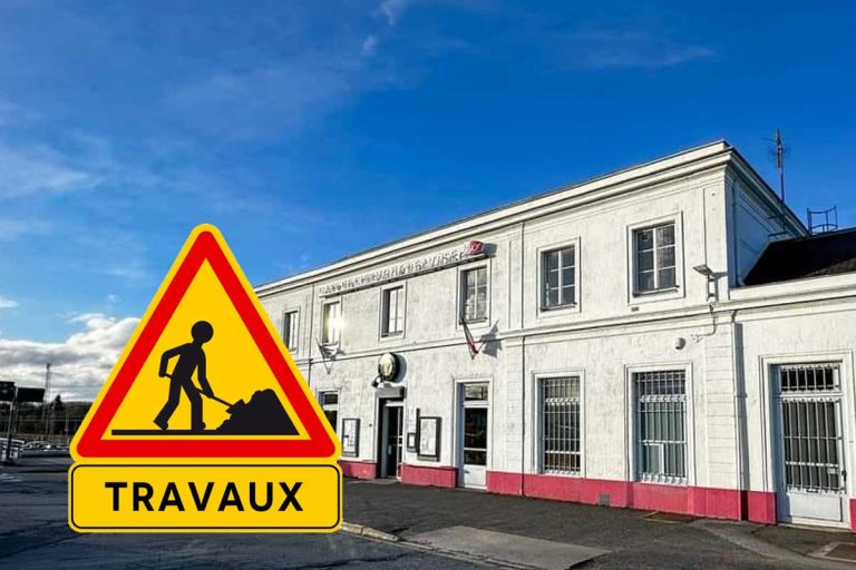 travaux gare de clermont