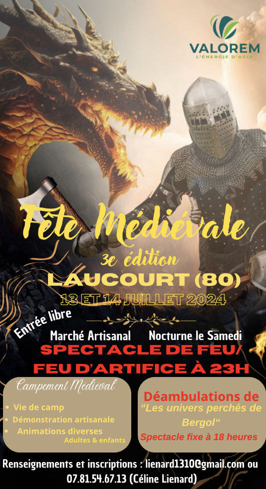 fete medieval laucourt