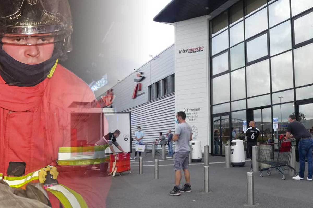 fuite gaz intermarche albert