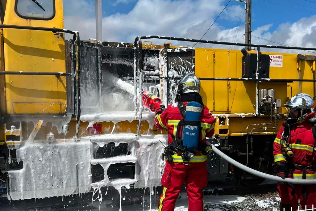 incendie locomotive cauffry