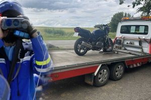 motard exces de vitesse rd 938