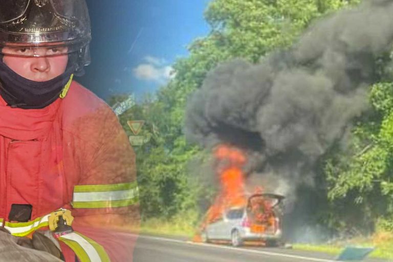 voiture en feu a1