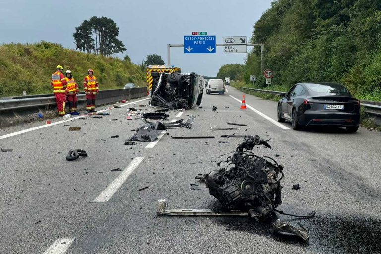 accident a16 camionette