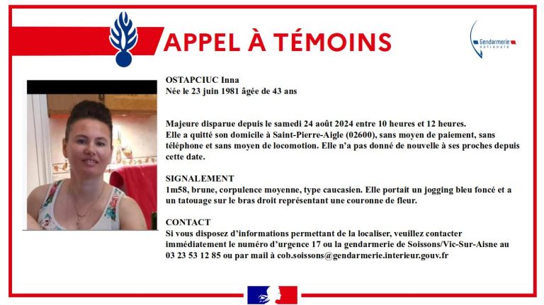 disparition inna ostapciuc