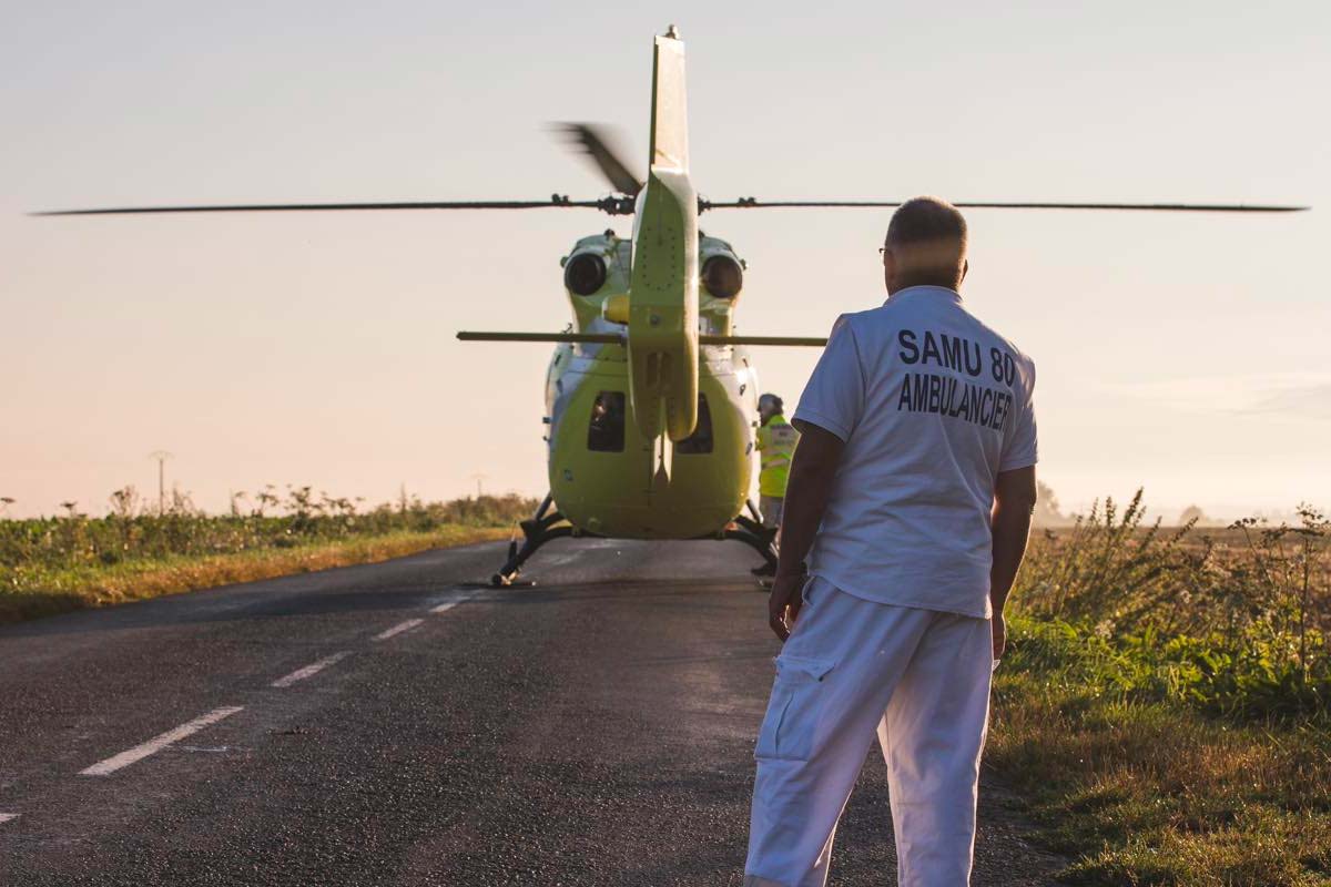heliportage samu 80