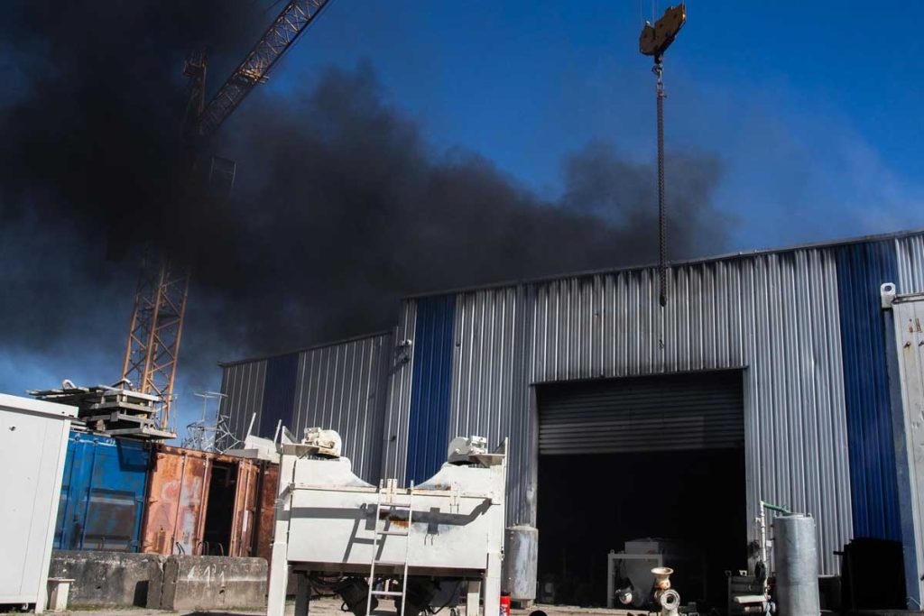 incendie entrepot mareuil sur ourcq