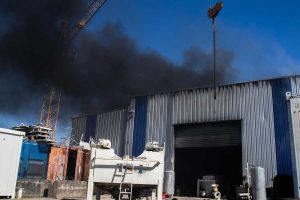 incendie entrepot mareuil sur ourcq