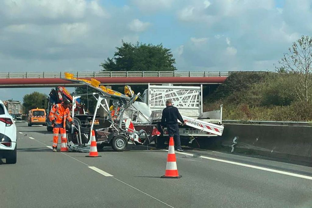 accident rn2 camion