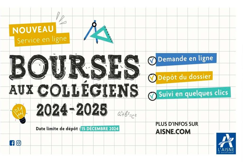 bourses collegien numerique aisne