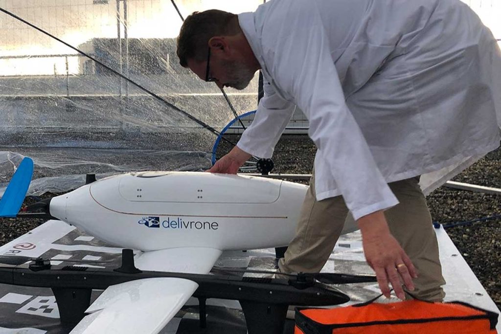 delivrone drone sante