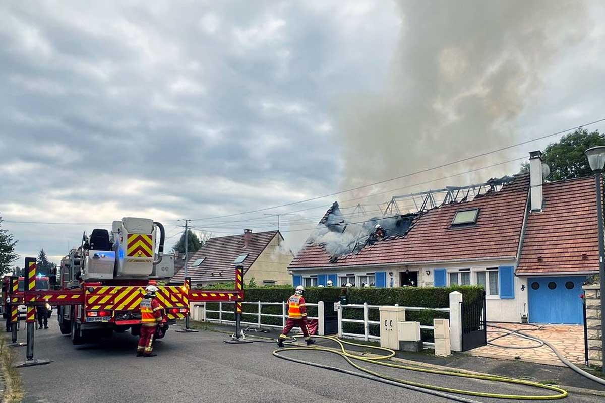 incendie pavillon precy sur oise